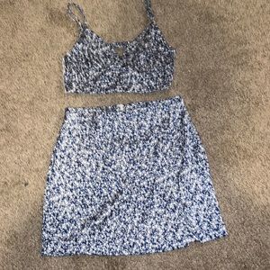 Zara skirt and top size M